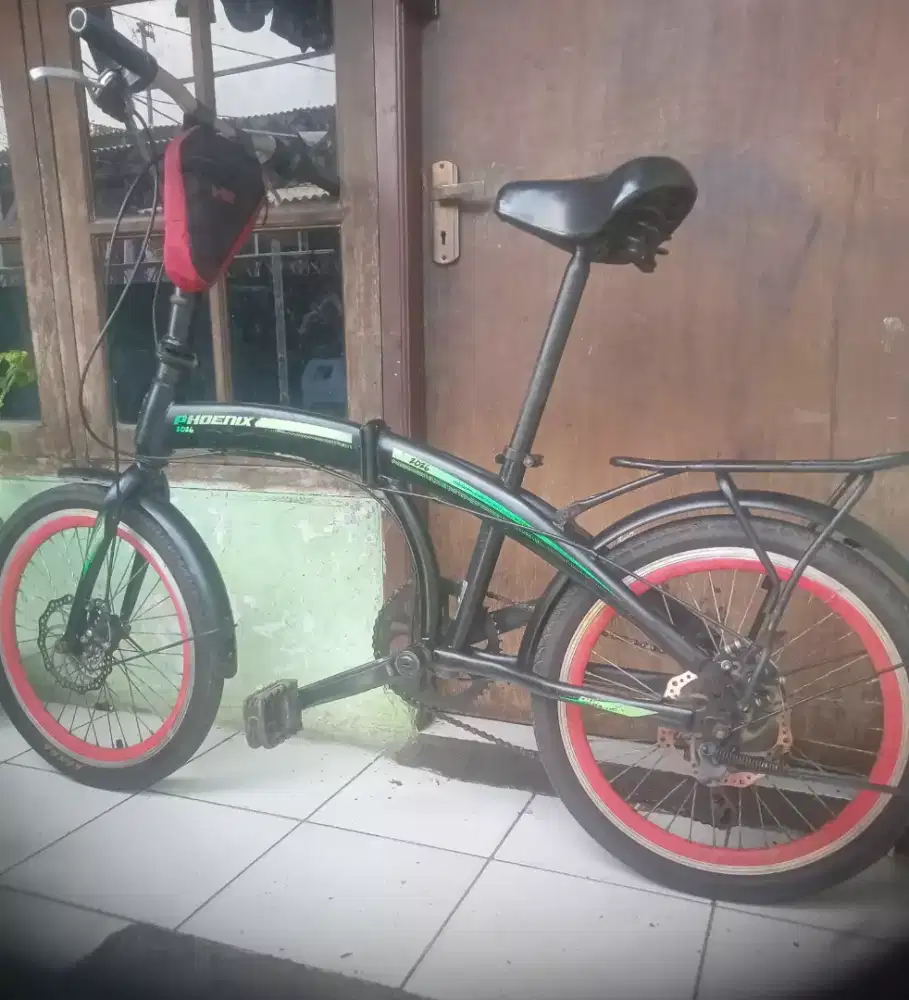 Sepeda lipat Phoenix UK 20 rem cakram