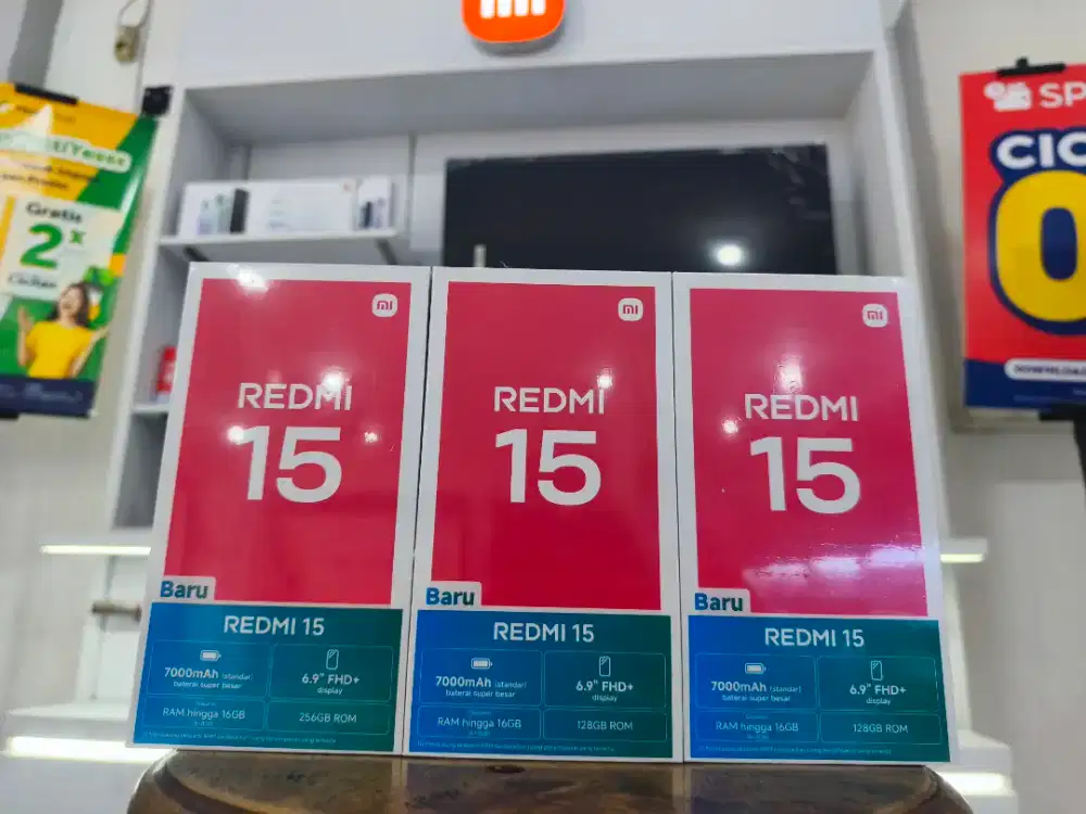 READY BANYAK STOK REDMI 15