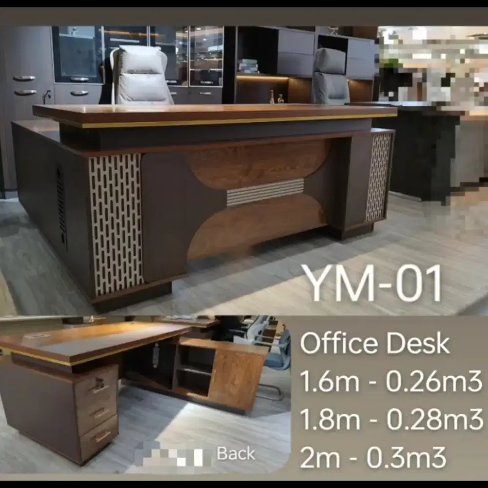 Meja kantor di rektur uk 160