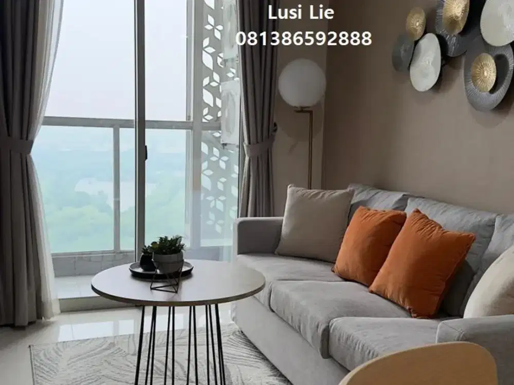 Apartemen Gold Coast Pik furnished bagus, view laut, murah