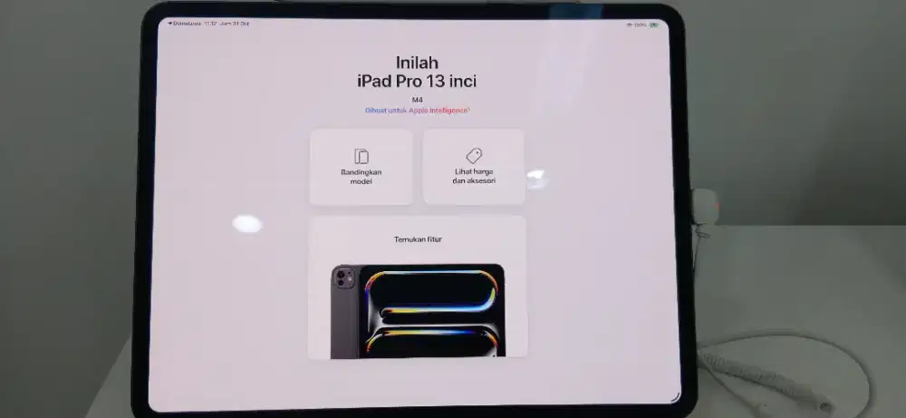Ipad pro model 13 inci