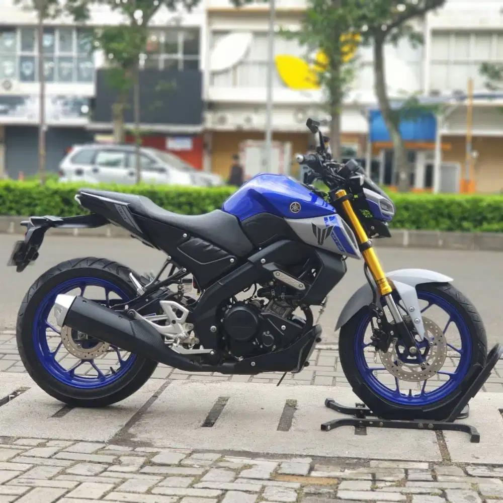 YAMAHA MT15 BIRU 2021 KM LOW PAJAK PANJANG SIAP NGEBUT