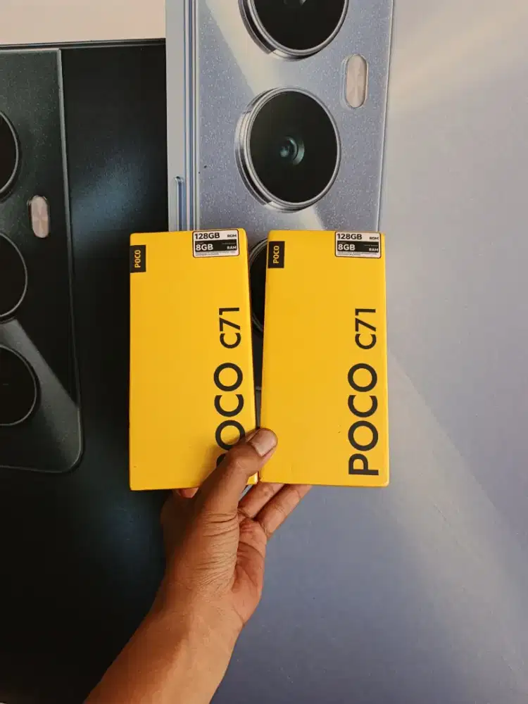 [ Fast respon WA ] Poco C71 4+4/128 Garansi resmi 1thn