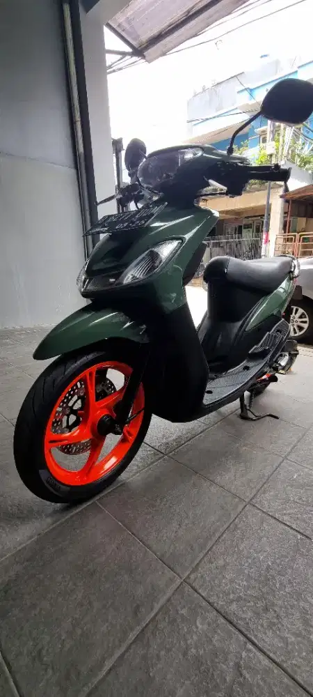 Mio smile 2010 hijau. Mesin std sehat dijamin. Modif tipis
