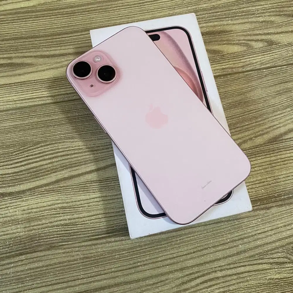 Iphone 15 128gb Pink Ibox Garansi ON Fullset ori bisa COD dan TT