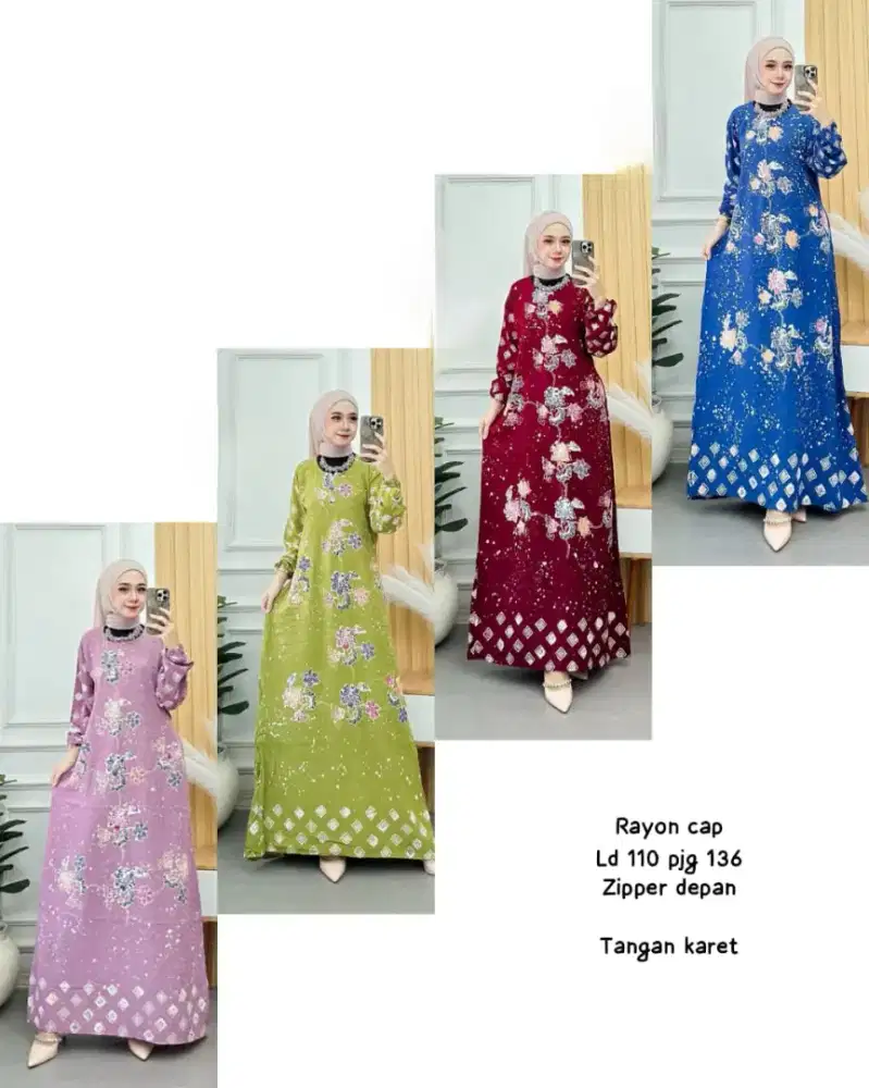 Gamis batik kekinian