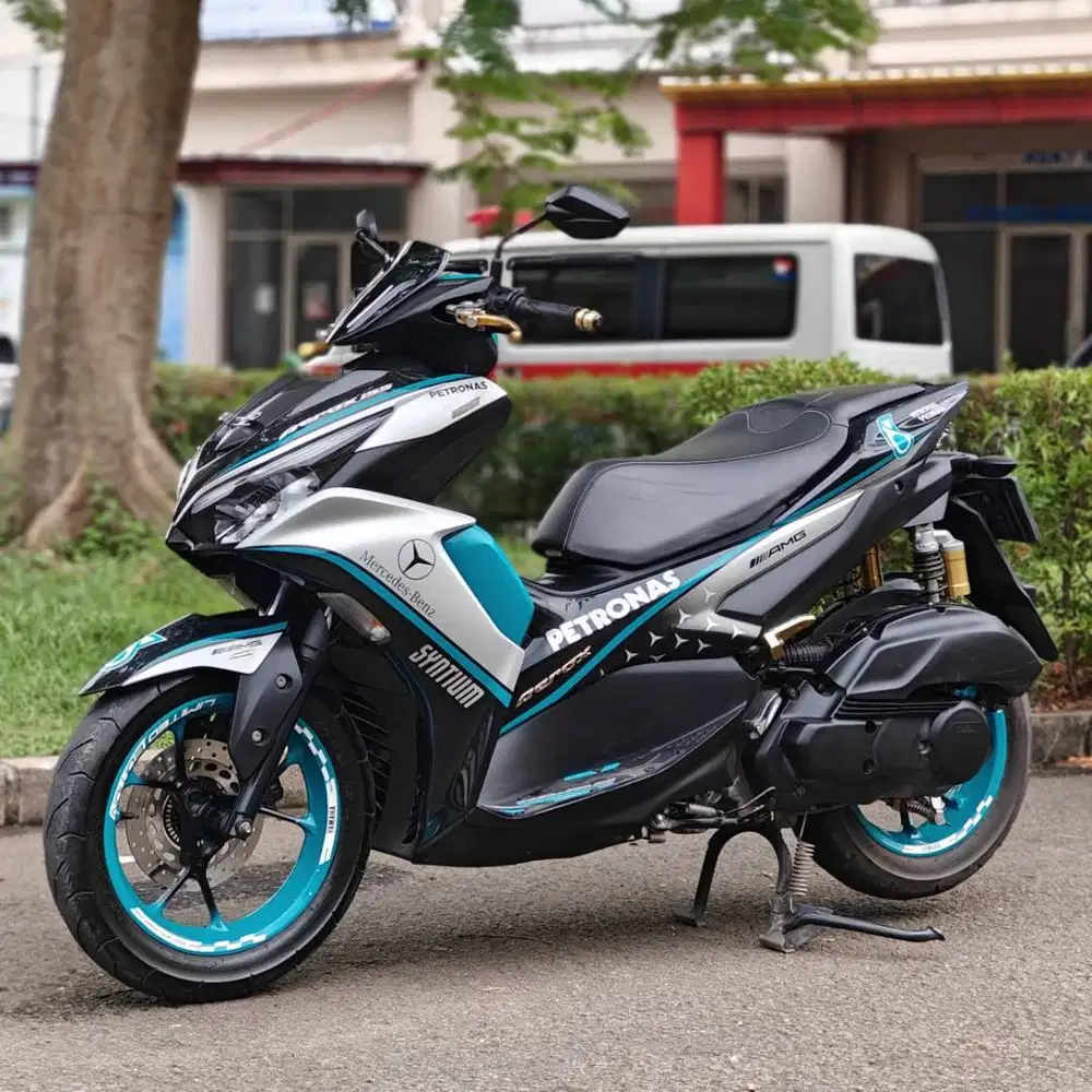 YAMAHA AEROX 155 CONNECTED ABS BLACK 2021 KM LOW PAJAK PANJANG GRES