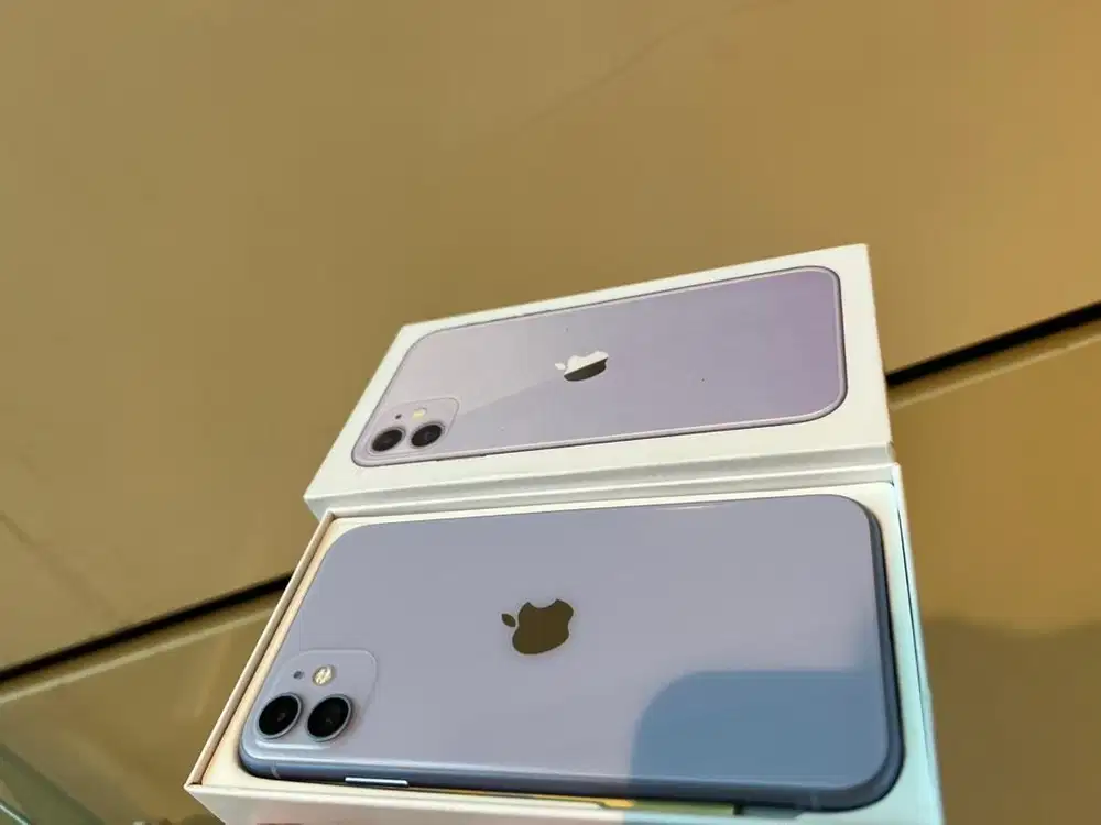 iphone 11 128gb apple warna purplle 4G