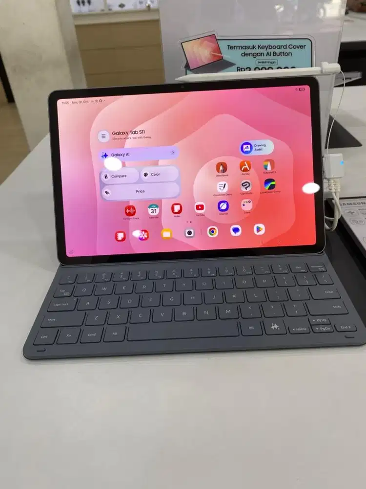 SAMSUNG GALAXY TAB S11 INCLUDE KEYBOARD DAN S PEN