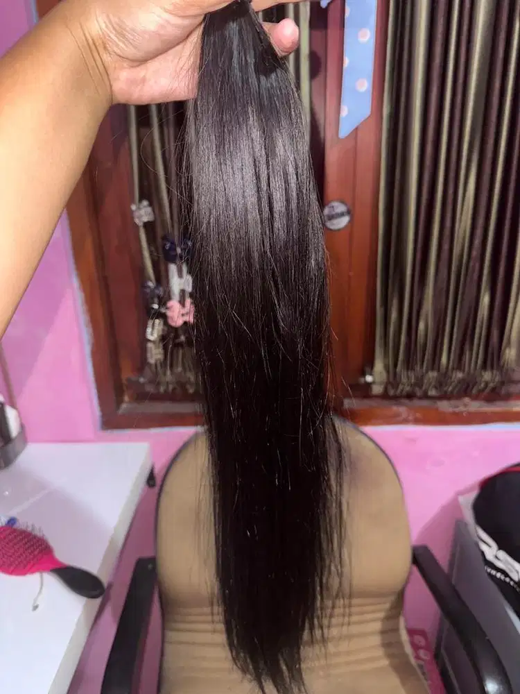 Rambut extension sec 150 helai