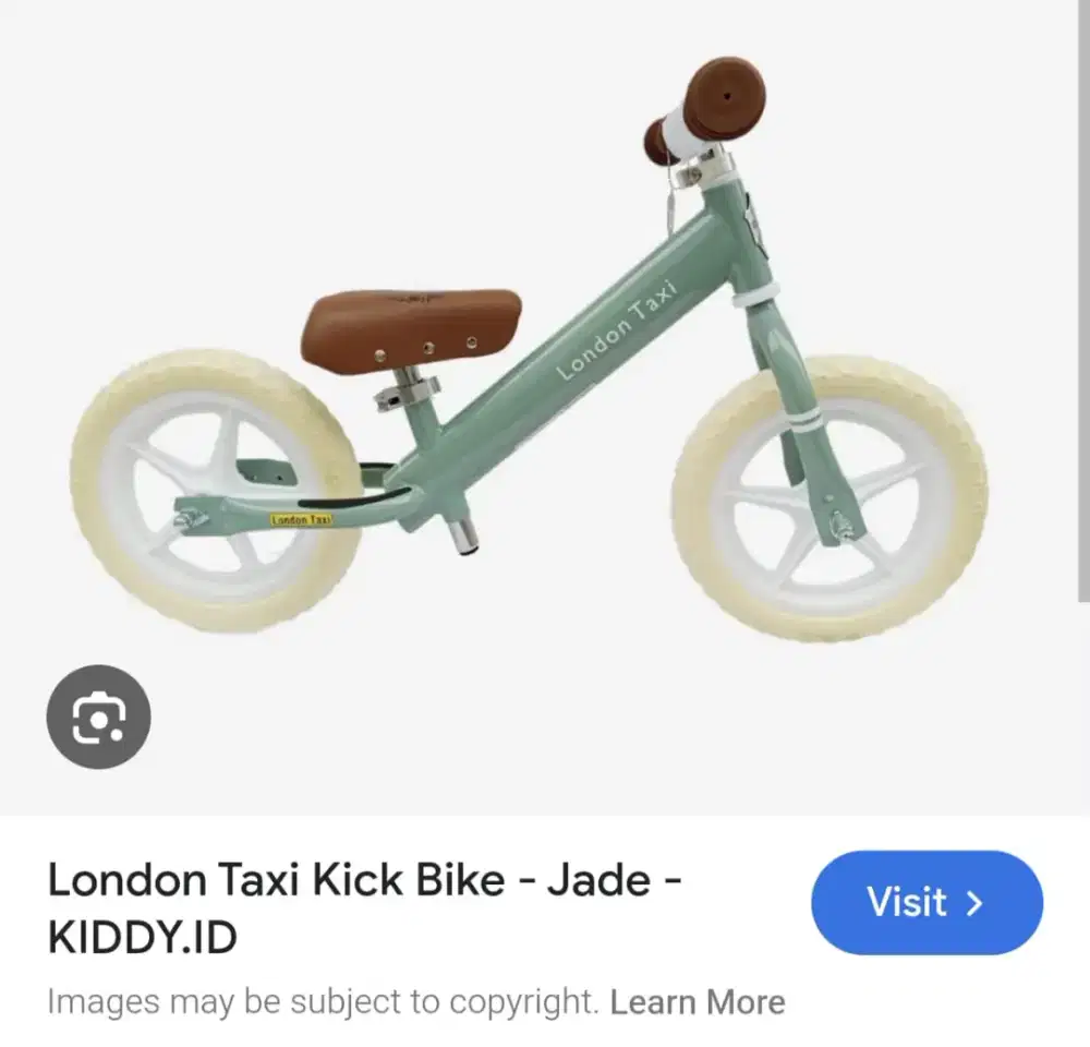 London Taxi Bike Balance Kondisi 1000% Baru