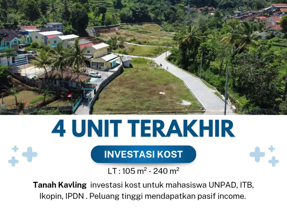 Tanah Investasi Kost Jatinangor