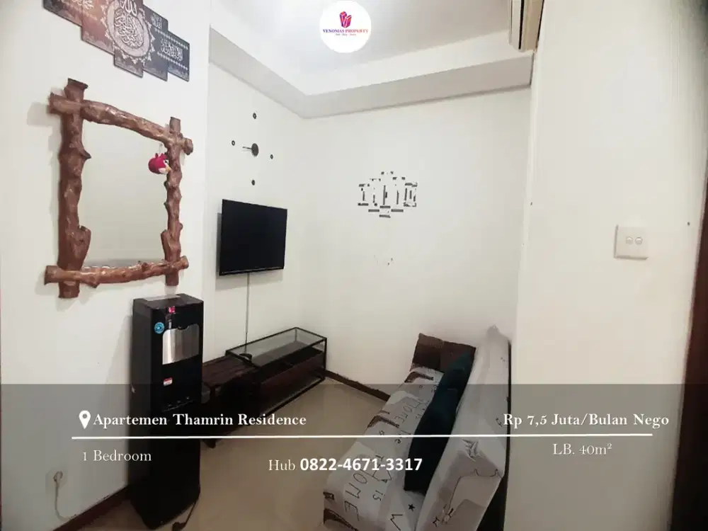 Disewakan Apartement Thamrin Residence 1 Bedroom Full Furnished