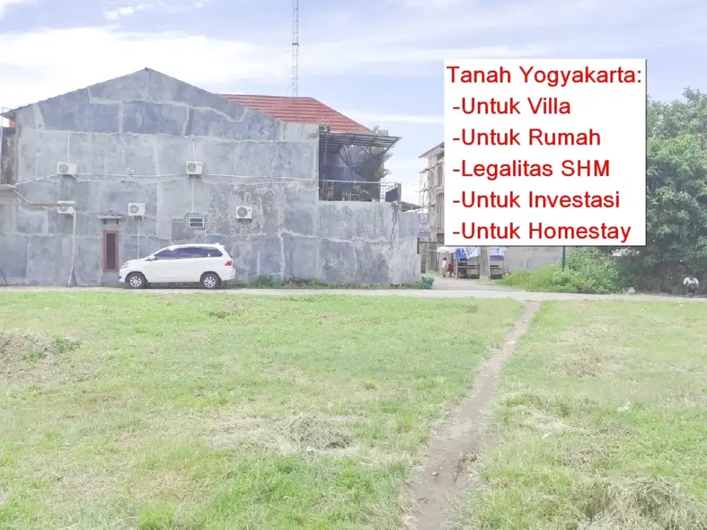 Tanah Dekat Kampus UGM Jogja, Siap AJB dan Balik Nama