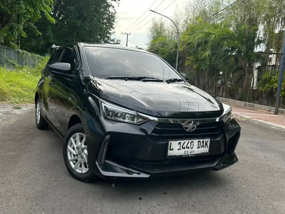 Toyota All New Agya 1.2 G 2023 pmk 2024 mt Manual Hitam gr ayla sport