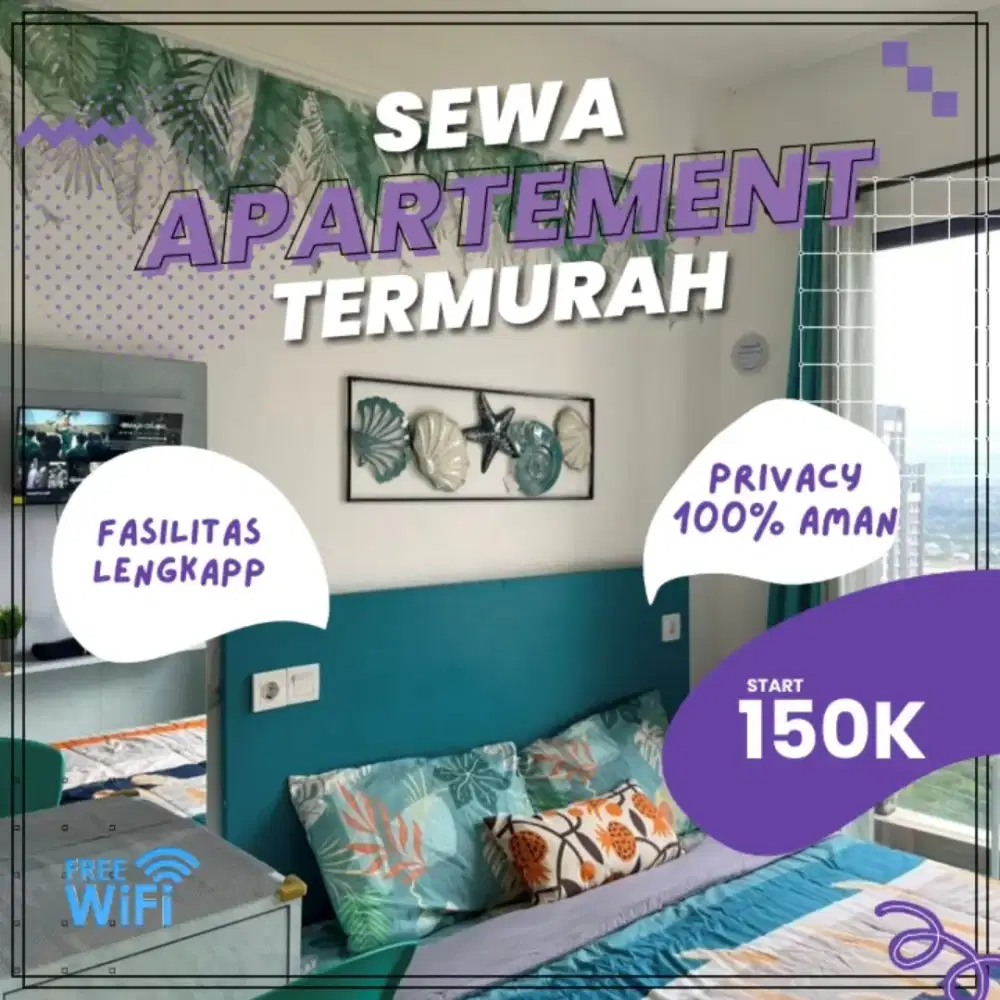 Sewa Apartemen Jakarta Selatan Kalibata City Harian/Transit Termurah