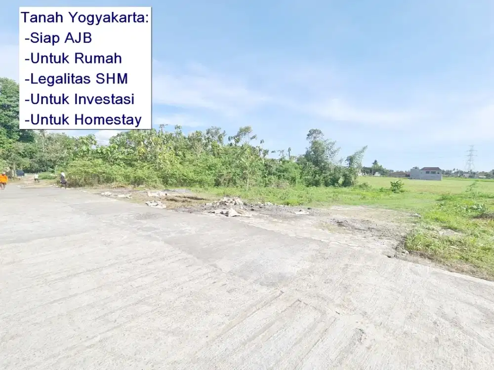 Tanah Siap Balik Nama Dekat Pasar Seni Gabusan Lokasi Premium