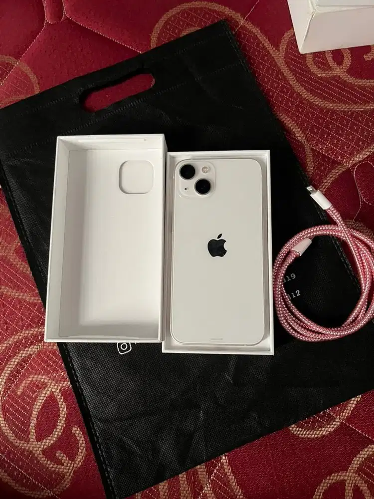 Iphone 13 128gb ibox putih bh 100