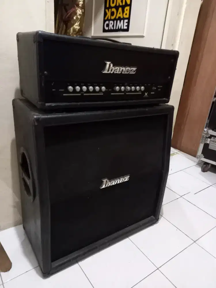 Amplifier amply gitar ibanez toneblaster tbx150h head cabinet