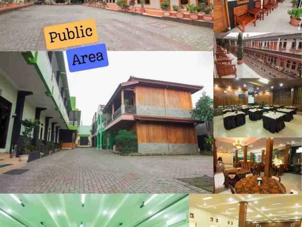 Dijual Hotel Dengan View Pegunungan Yang Indah, Kondisi Bangunan Rapih dan Terawat Serta Tingkat Occupancy Yang Tinggi Di Cisarua