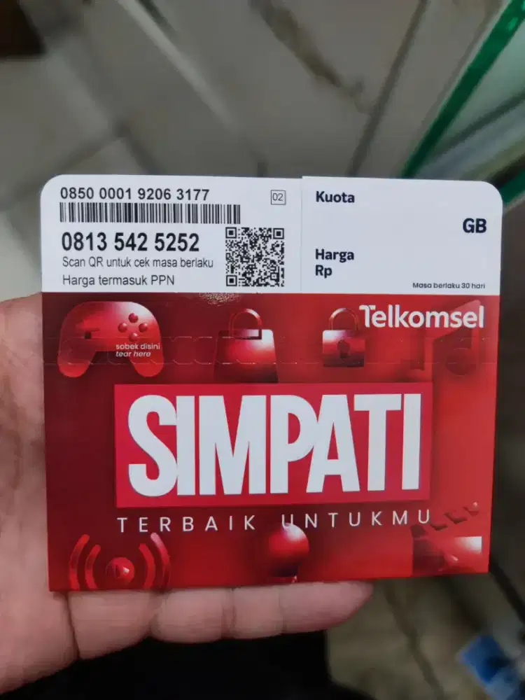 Kartu perdana cantik 11 digit + Kouta 3gb
