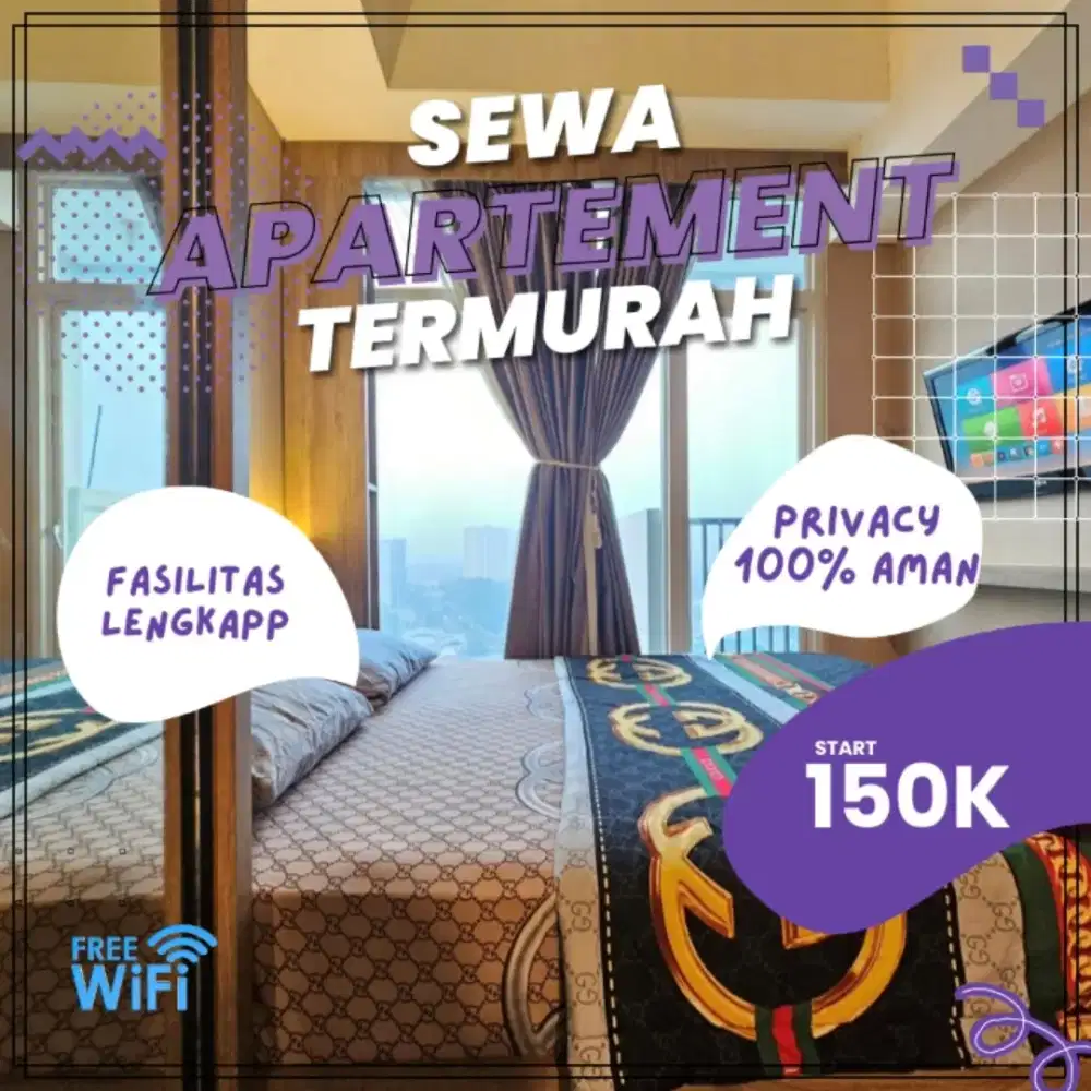 Sewa Apartemen Bekasi Utara PATRALAND URBANO Harian/Transit Termurah