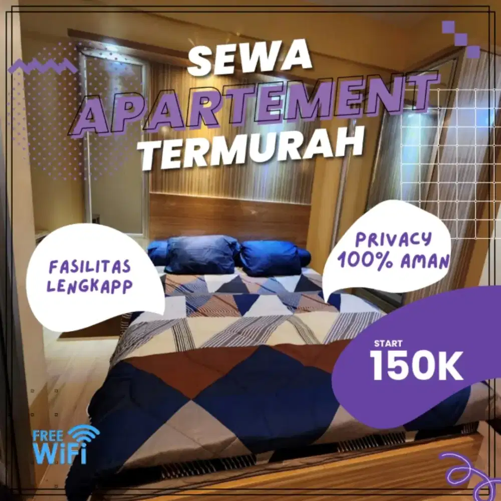 Sewa Apartemen Harian/Transit Bekasi Timur GRAND DHIKA CITY Termurah
