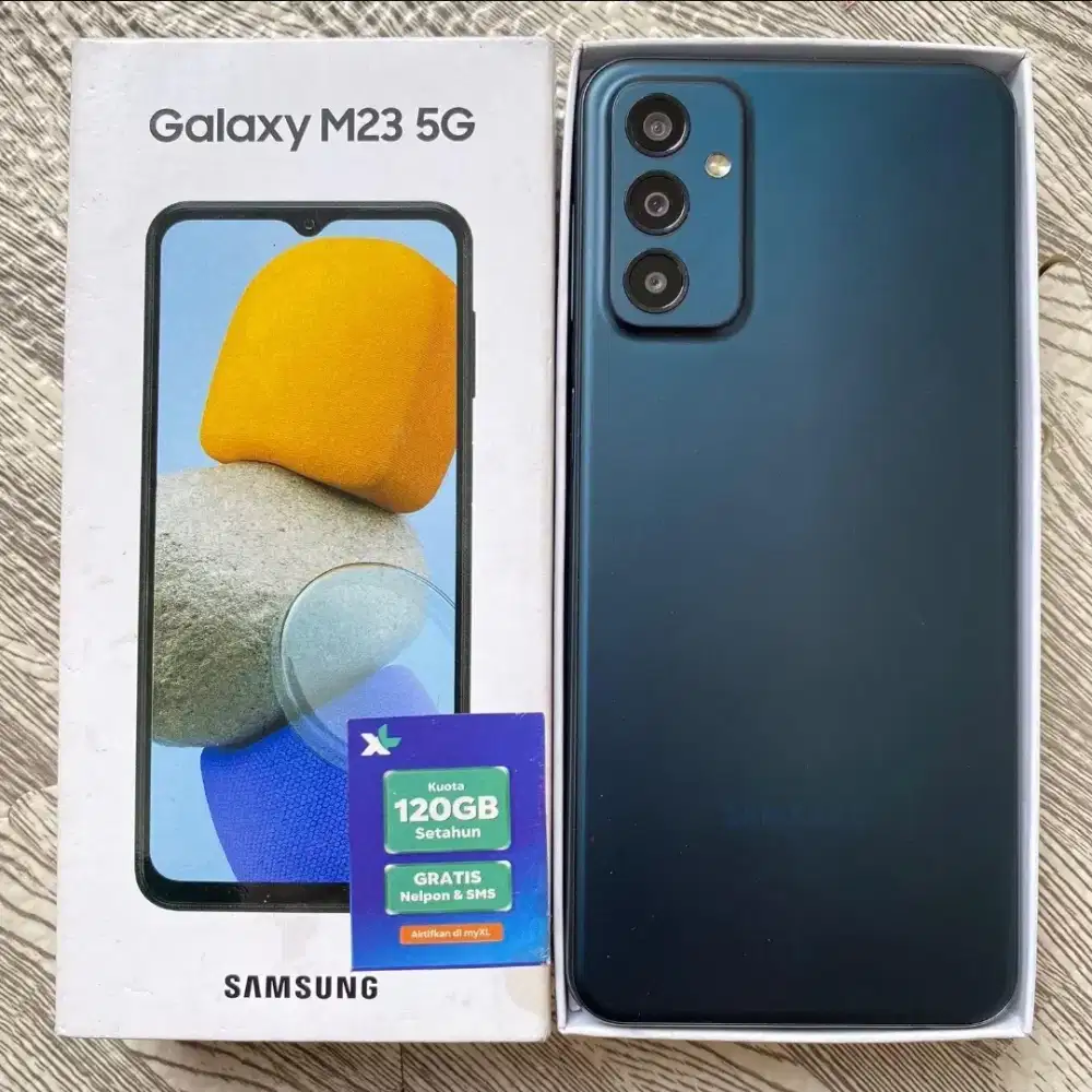Murah hp samsung M23 5G 6/128 lkp. Bs TT