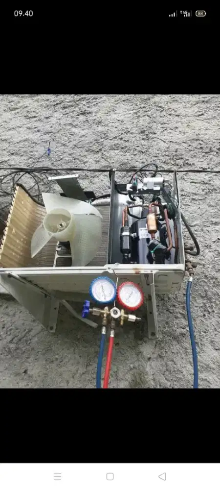 Jasa servis AC kulkas mesin cuci kompa air dll