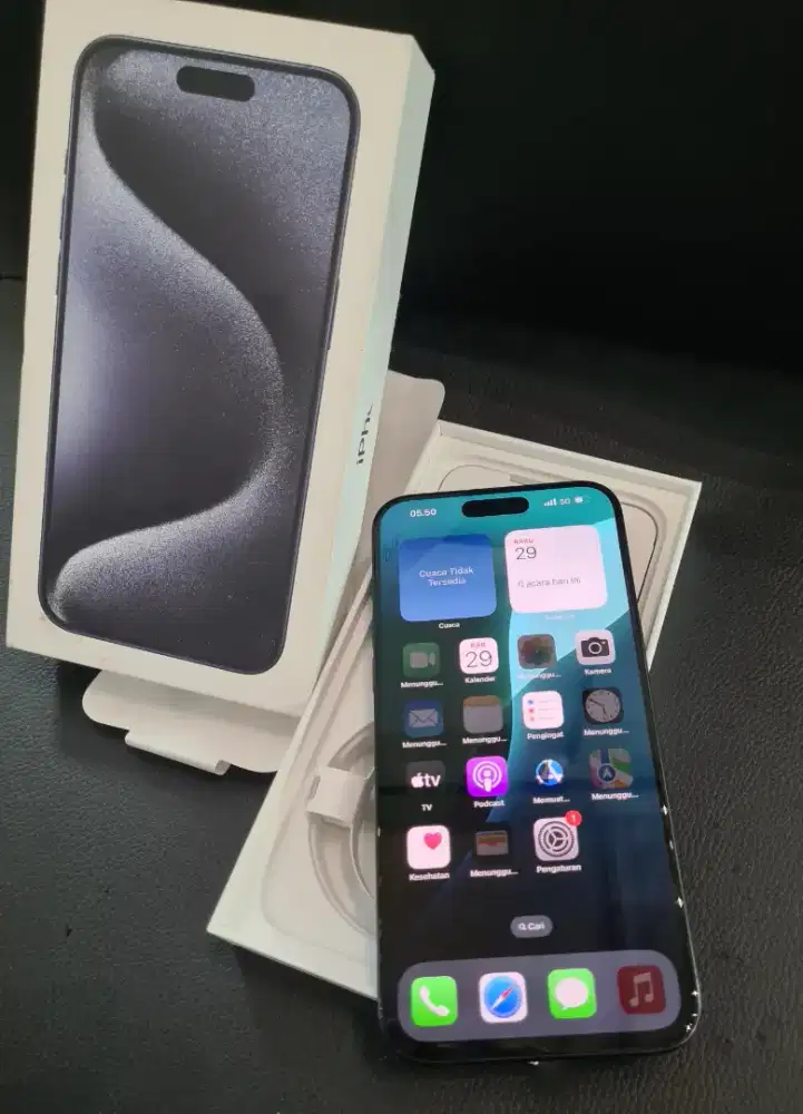 Iphone 15 promax 512gb fullset mulus