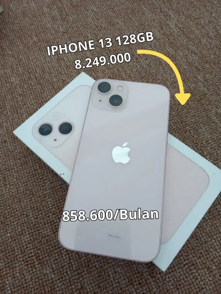 IPHONE 13 BISA KREDIT ATAU CASH TANPA DP DAN BUNGA CUMA PAKE KTP AJA