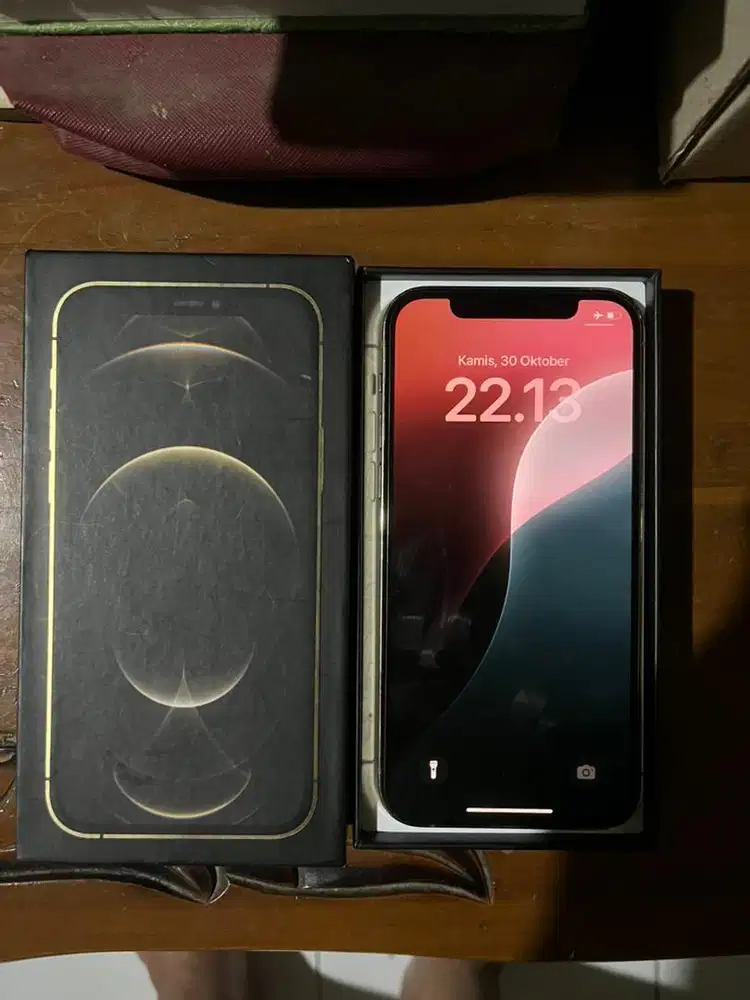 iphone 12pro inter 128gb gold fullset