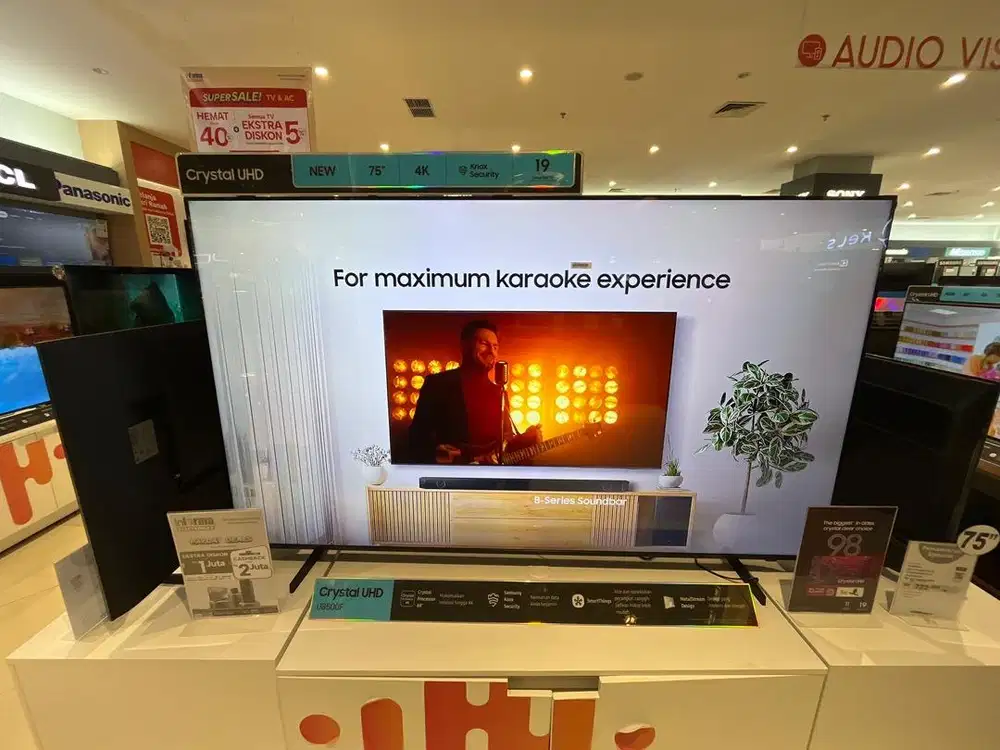 CICILAN TV SAMSUNG SMART 4K 75