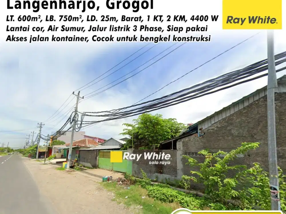 Disewakan Gudang di Langenharjo Grogol Akses Kontener