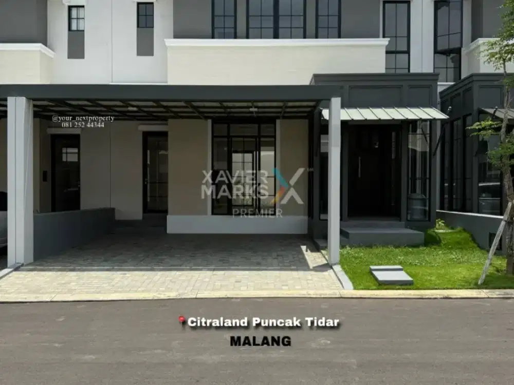 Rumah Kondisi Bare Finish Di Private Cluster Citraland Puncak Tidar Malang