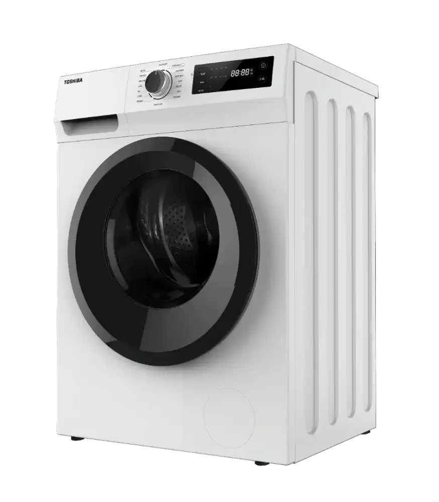 BISA KREDIT MESIN CUCI FRONT LOADING TOSHIBA 7,5 KG. CICILAN RINGAN