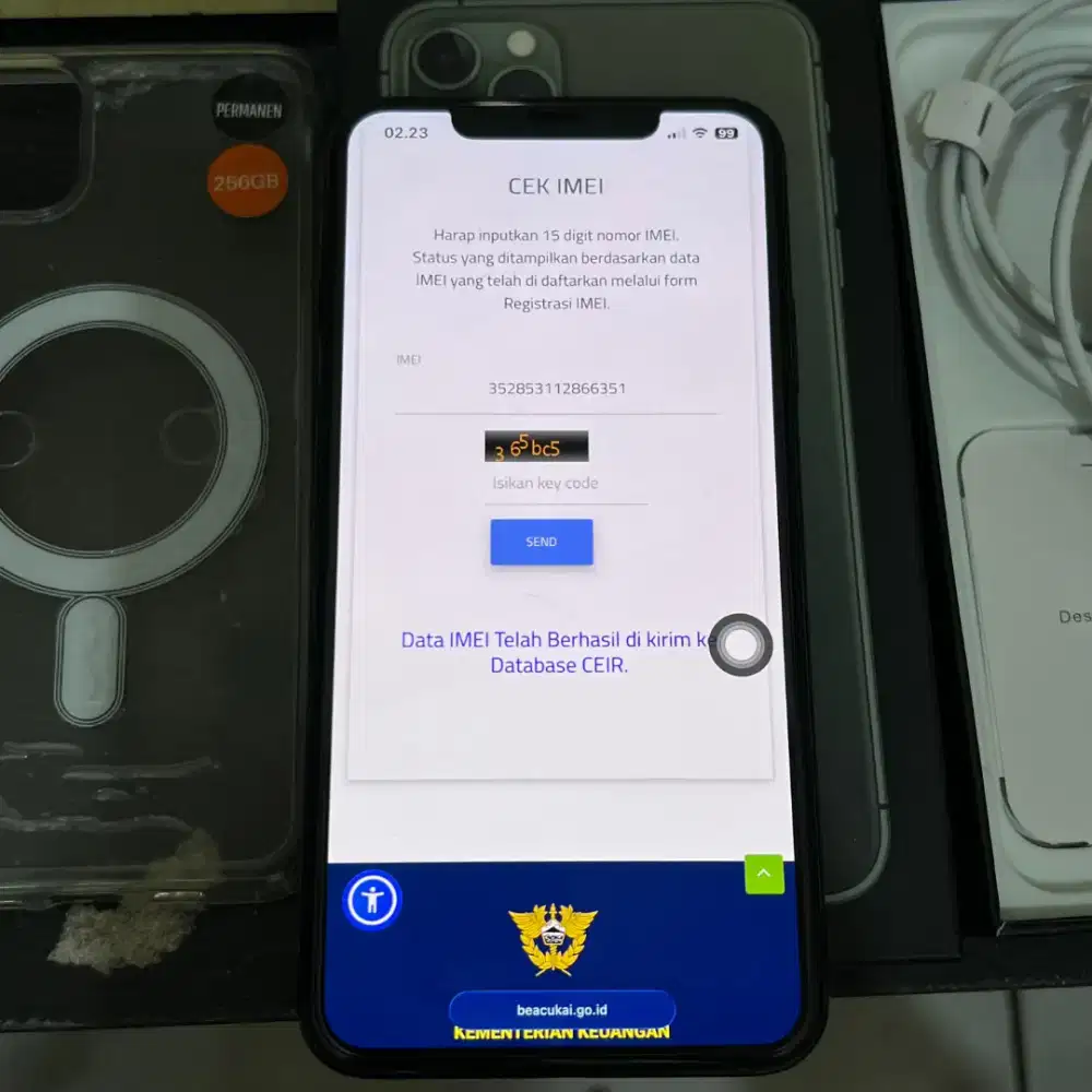 iPhone 11 ProMax 256gb beacukai