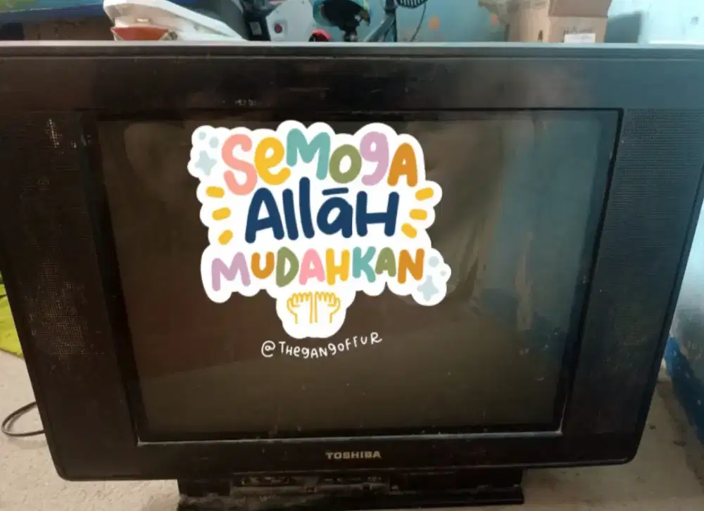 jual tv toshiba 21 inch layar flat