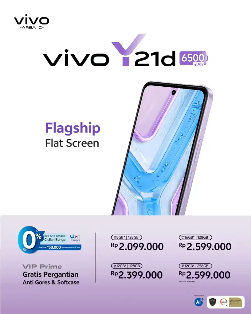 Vivo Y21d ram 8