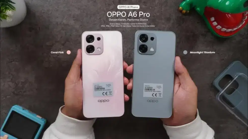 Oppo A6 Pro ram 16 btrai 7000 mAh 80W BARU