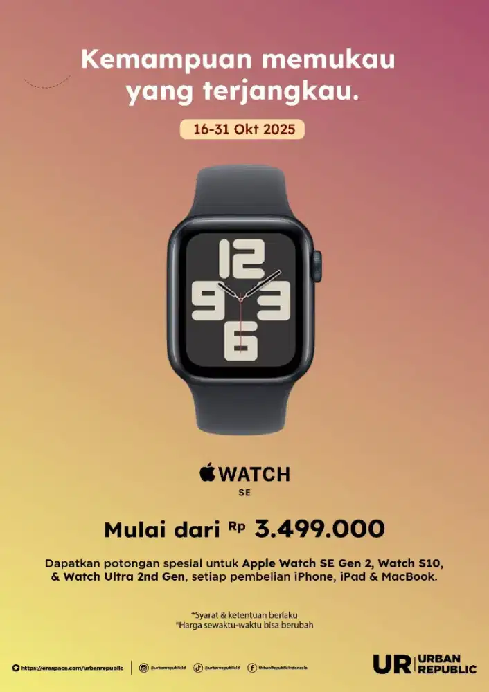 Cicilan Apple watch 10 pakai HomeCredit