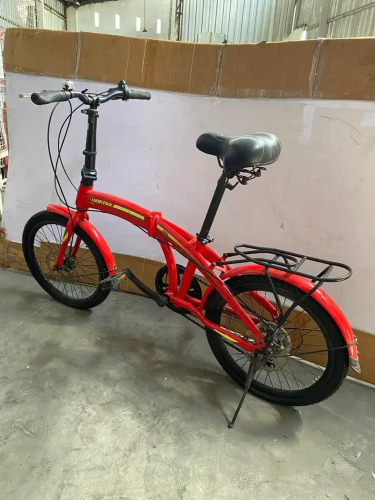 Sepeda lipat phoenix cuci gudang