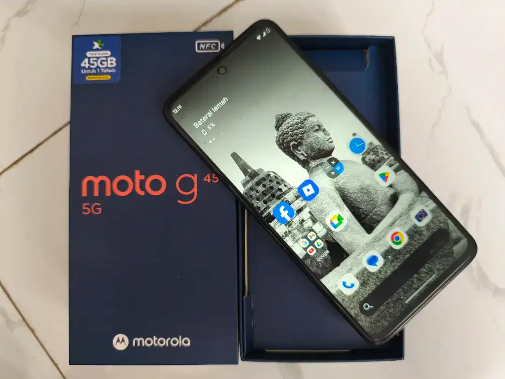 Motorola G45 5G 8/256Gb fullset full original mulus no minus