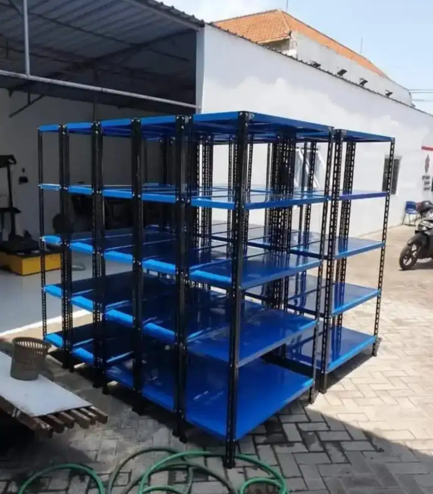 Rak besi rak siku rak gudang