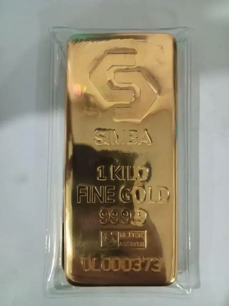 Jual logam muka batangan logo simba dan non logo kadar 99%