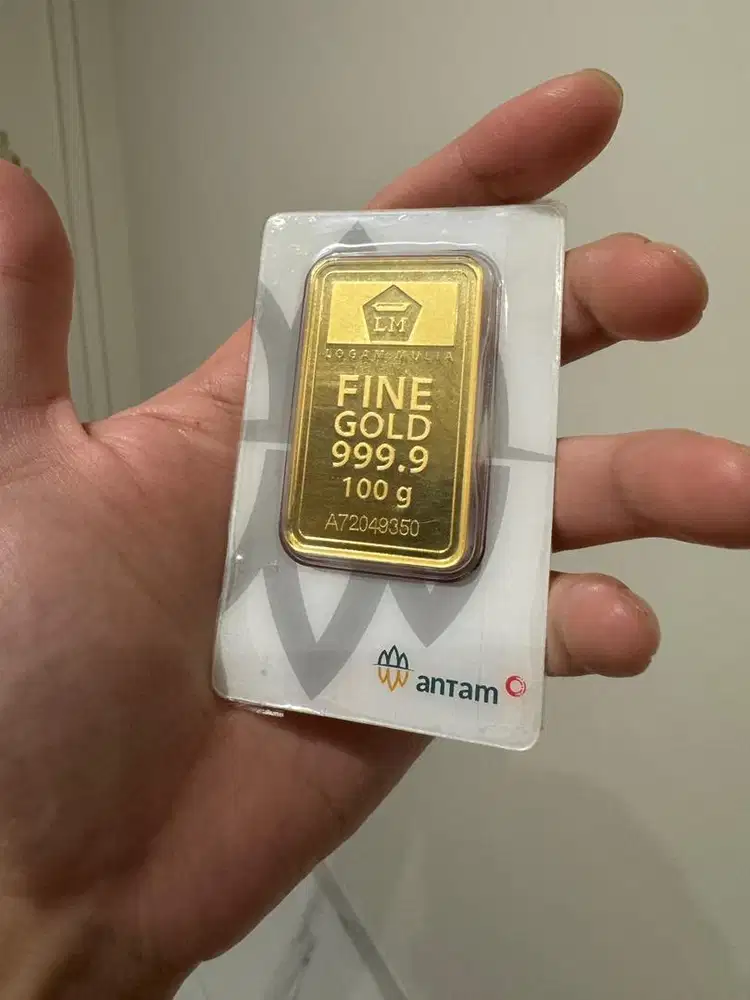 Logam mulia Antam 100gr