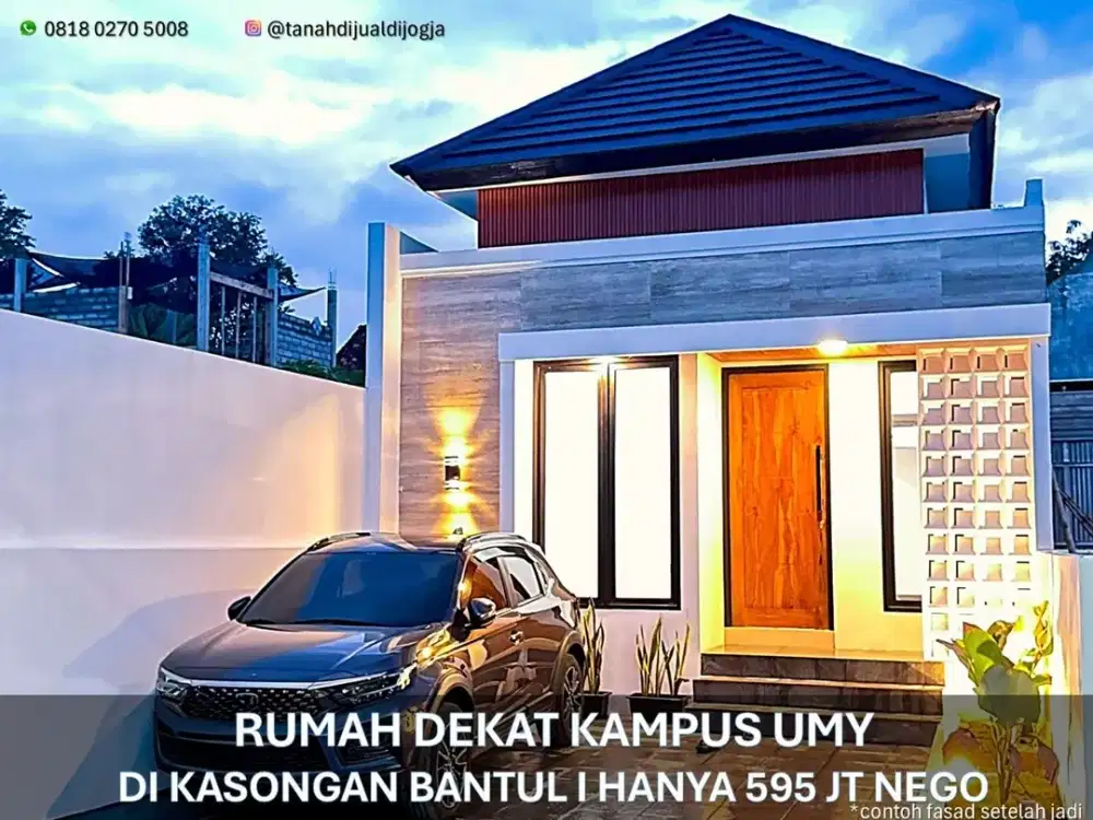 Rumah dekat Kampus Alma Atta di Kajen Kasongan Kasihan Bantul Proses Bangun