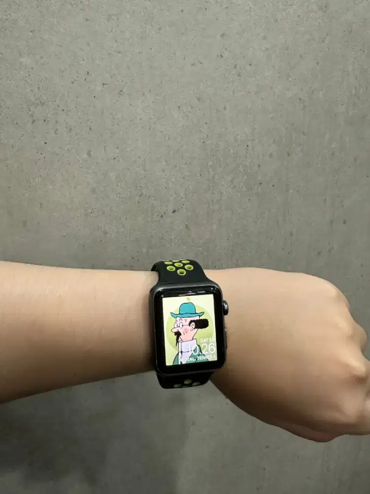 Second Apple Watch Series 1 42mm box dan kabel ada 1,5jt