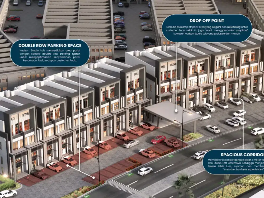 Ruko Disewakan Cepat di Hudson Studio Loft, Gading Serpong, Tangerang