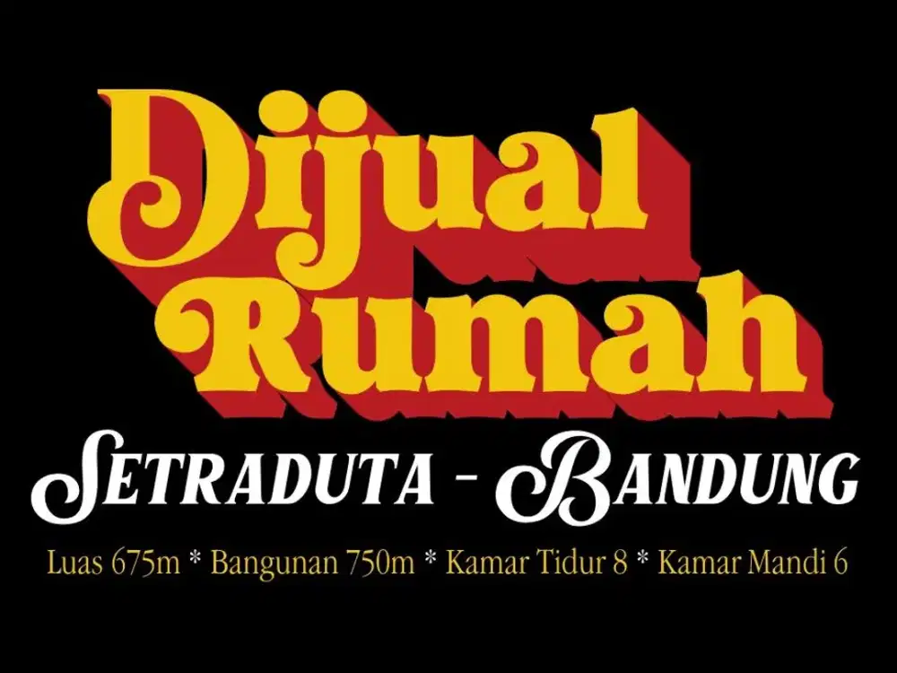 JUAL RUMAH MURAH, SETRADUTA, SETRA SARI, PASTEUR, BANDUNG UTARA,